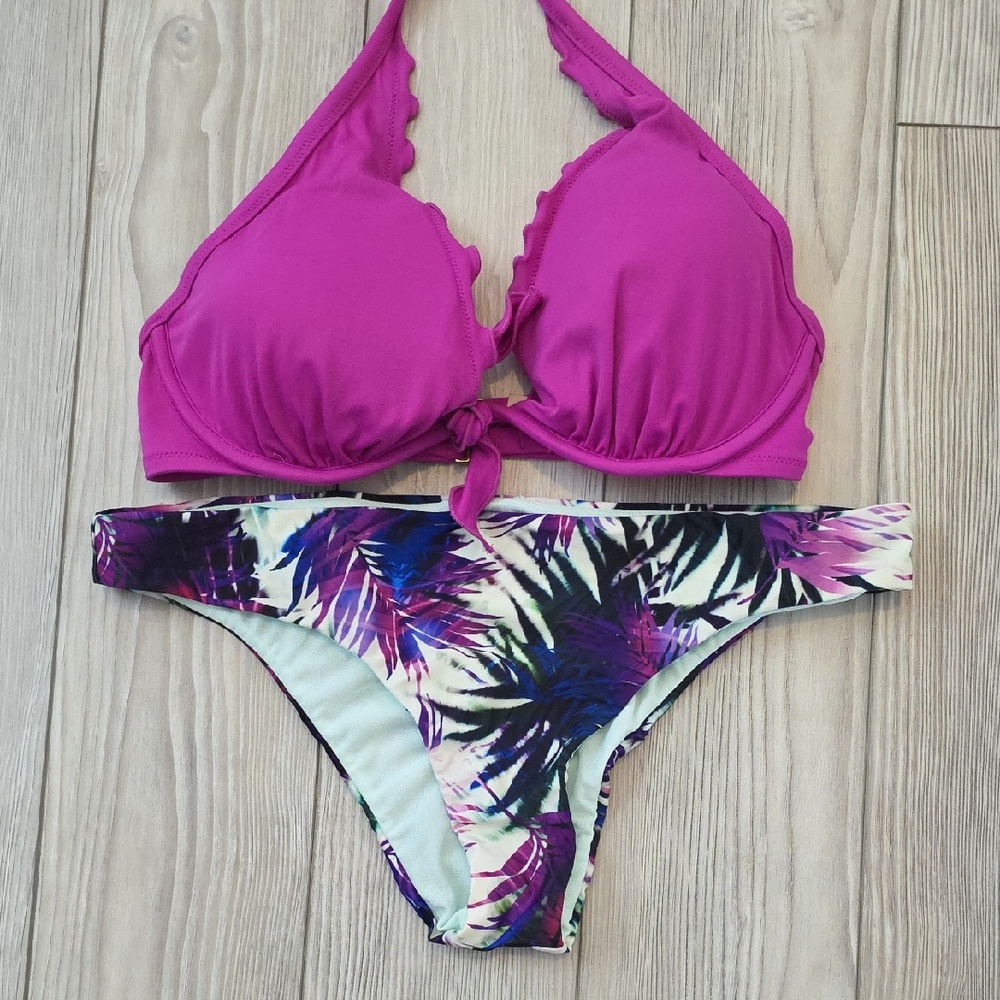 Victoria's Secret Top & Roxy Bikini Bottom